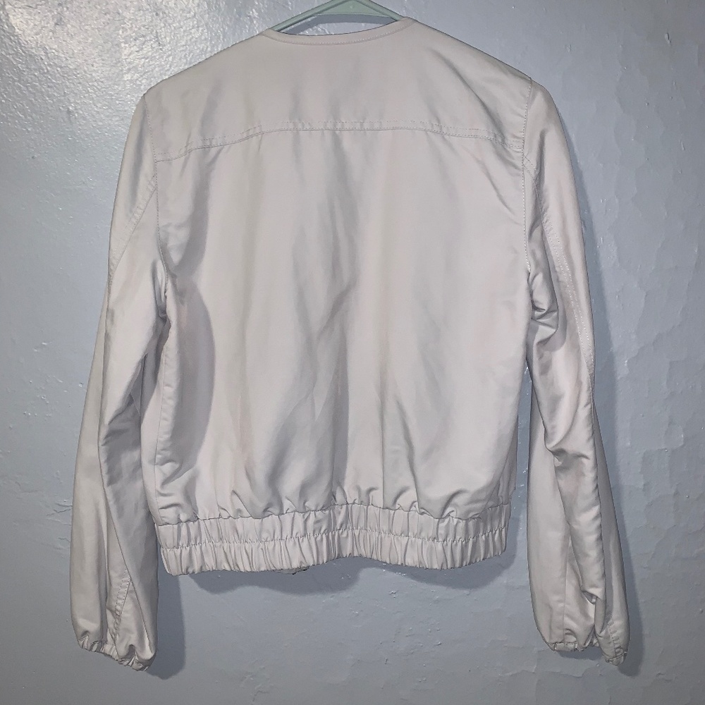 Gray Collarless Jacket - Picture 3 of 7
